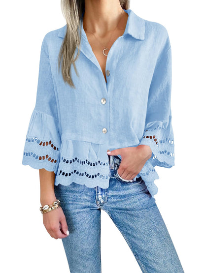 Eleanor™ | Timeless Lace Blouse