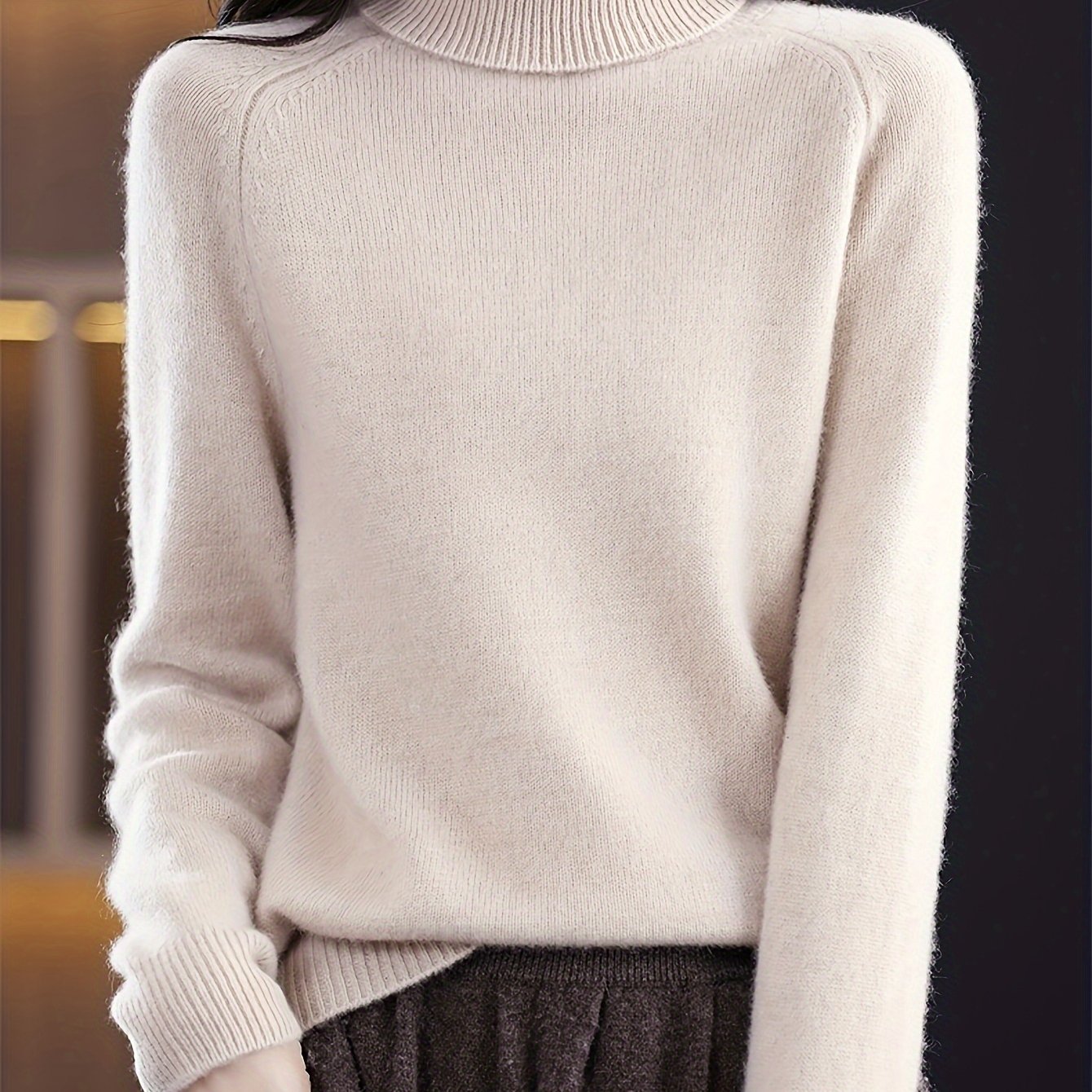 Aimée™ | Pull Col Roulé Intemporel