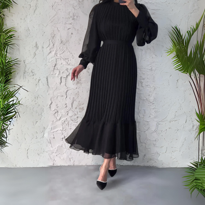 Hazel | Pleated Elegant Dress