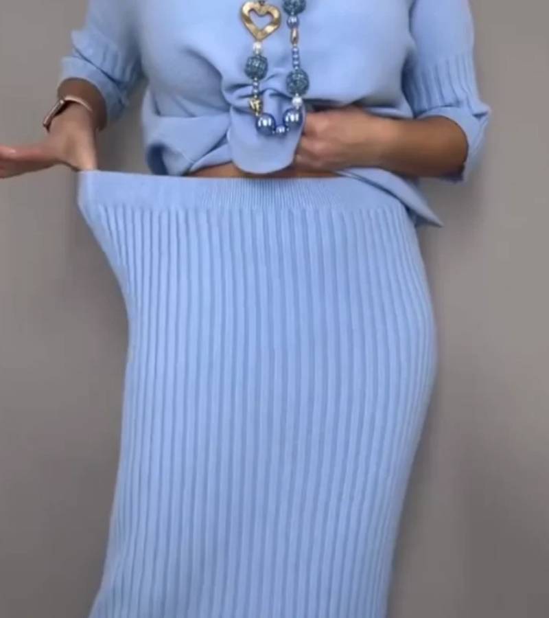 Debora | The Ribbed All-Day Midi Set