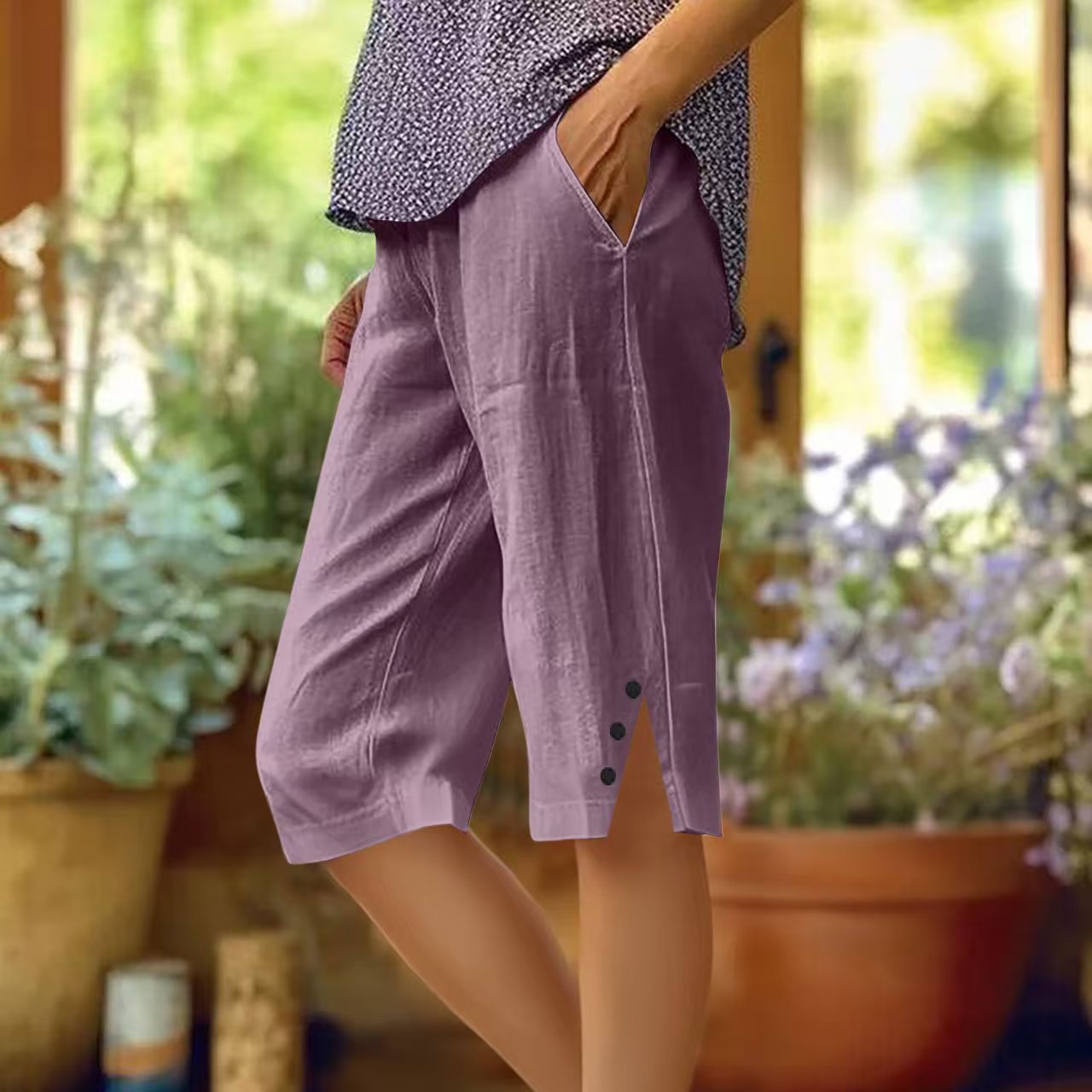 Bonnie | The Easy All-Day Capri With Pockets