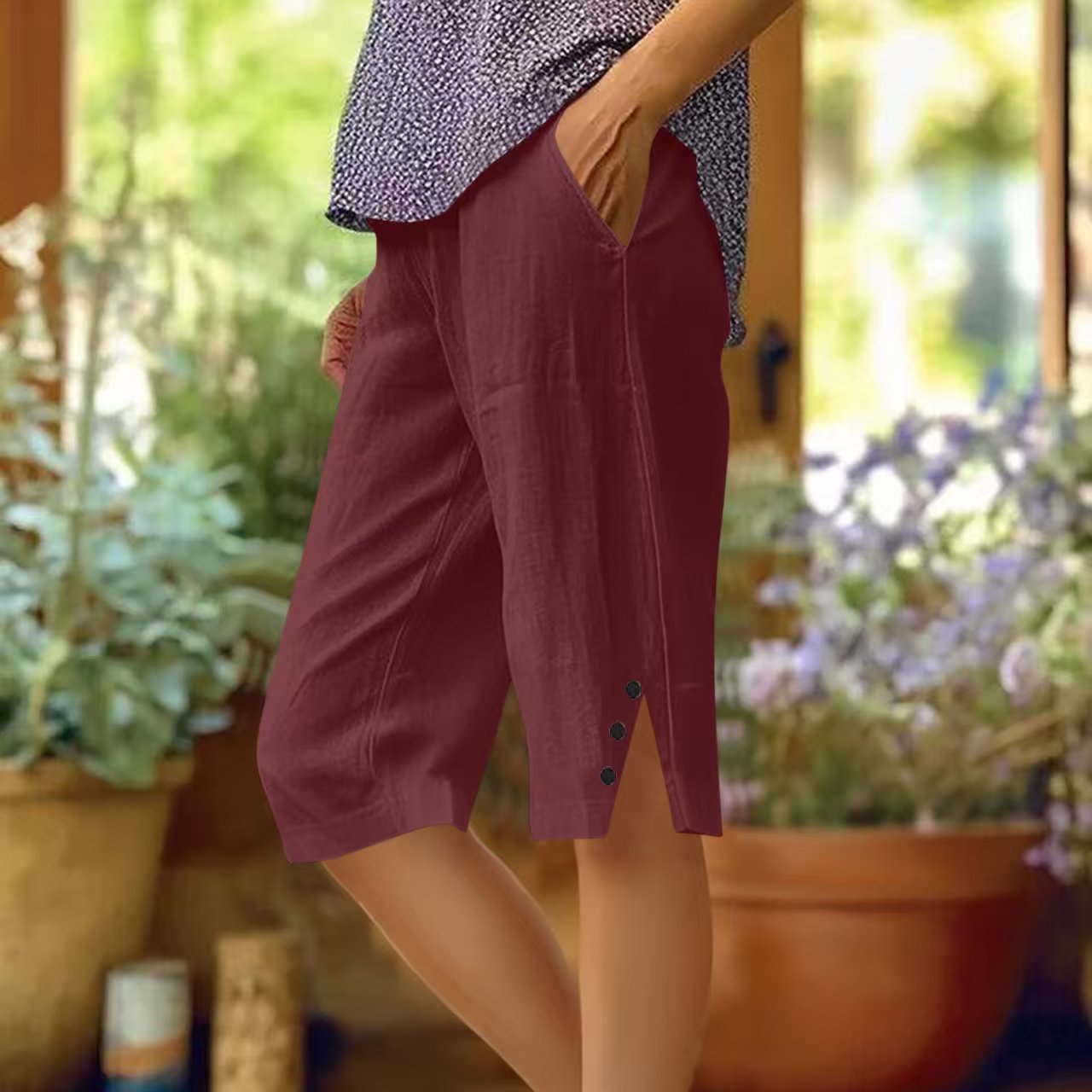 Bonnie | The Easy All-Day Capri With Pockets