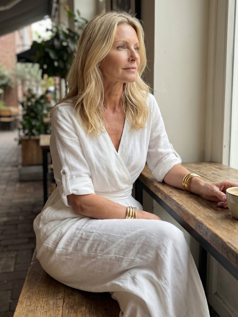 Dorothy | Wide-Leg Crossover Jumpsuit