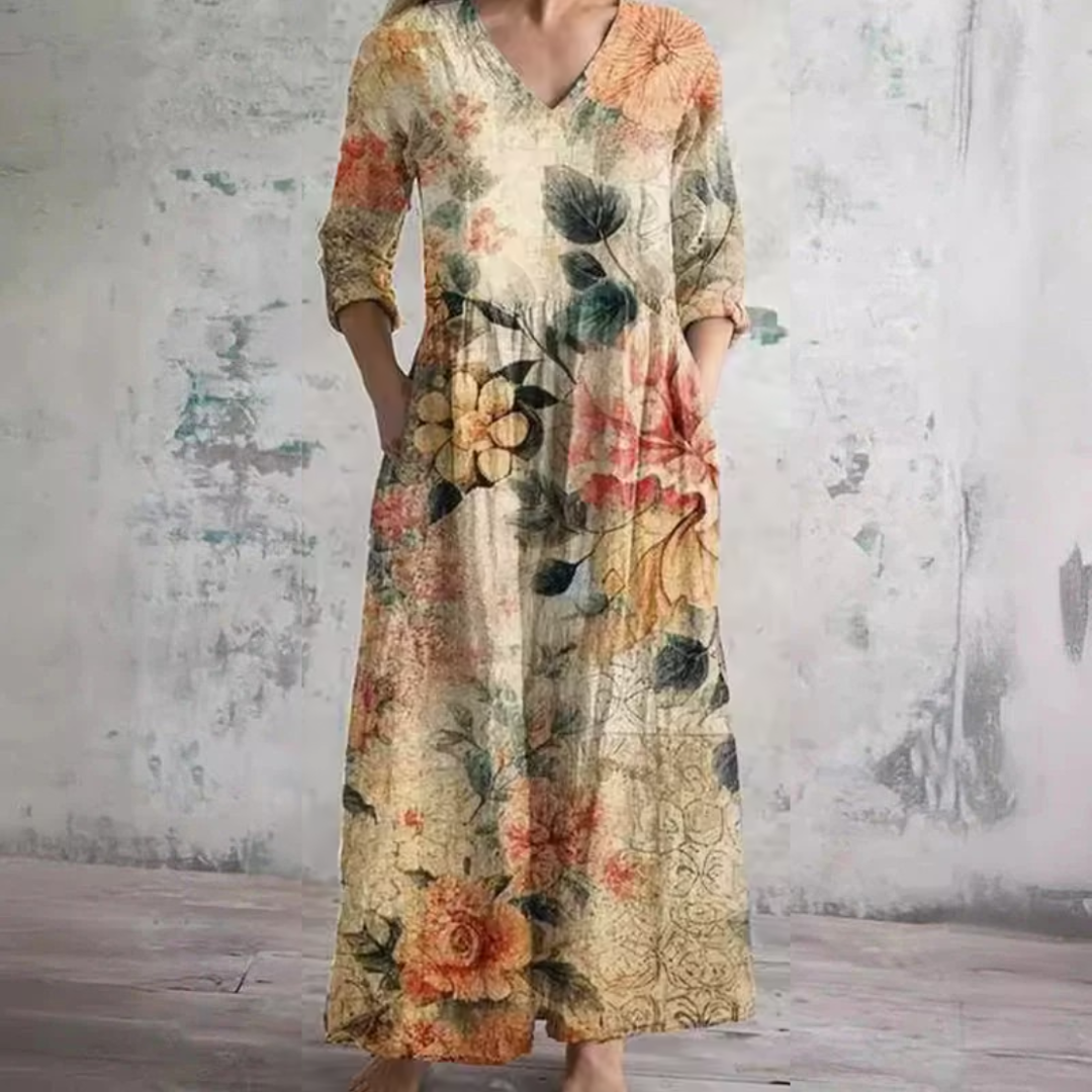 Tiara | Flattering Floral Summer Maxi Dress