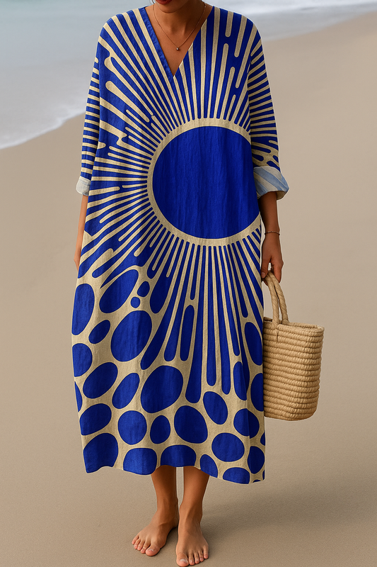 Brenda | Non-Cling Patterned Dress