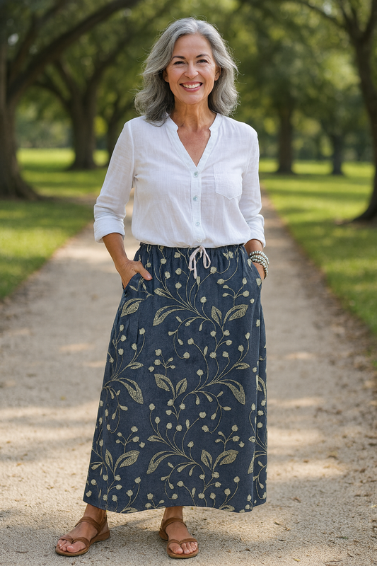 Eliza | Breezy Travel Skirt