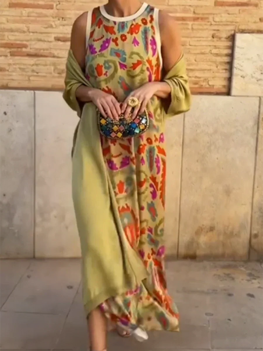 Delly | Boho Chic Two-Piece Dress
