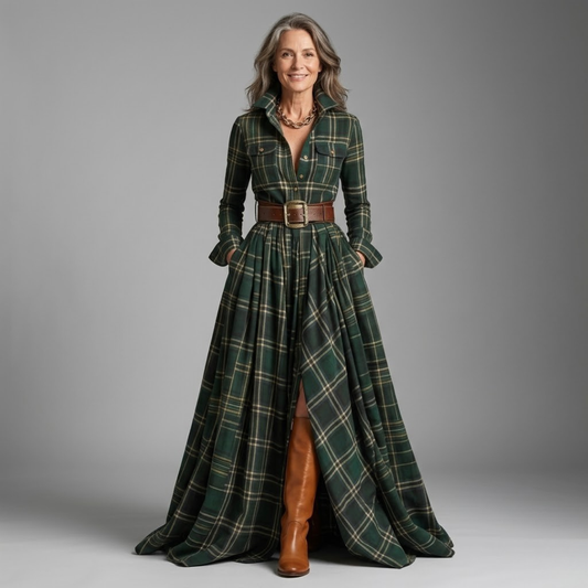 Poppy - Classic Belted Shirt Dress
