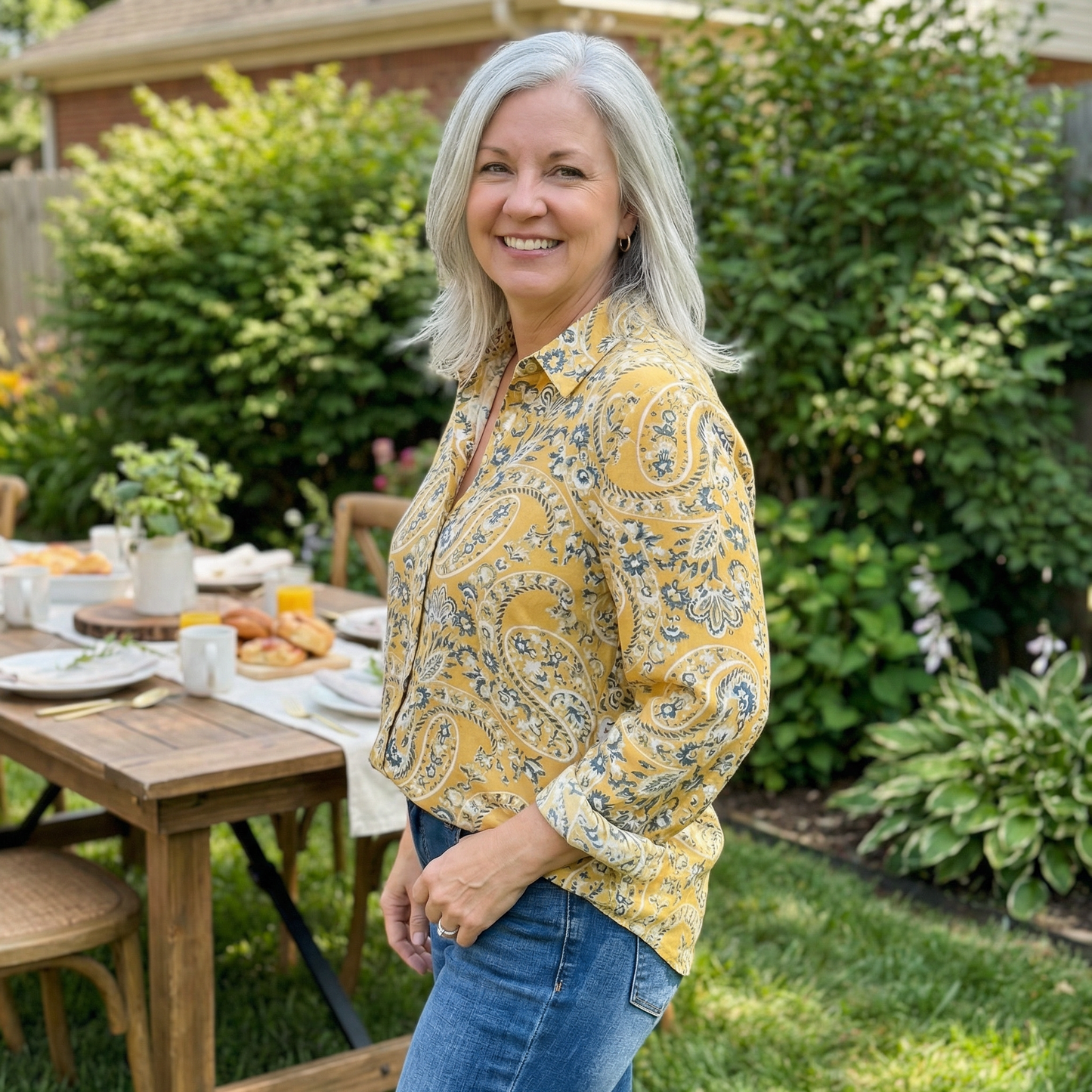 Evelyn™ | Golden Ease Paisley