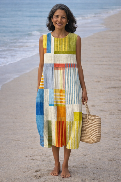 Eva | The Easy Geometric Day Dress