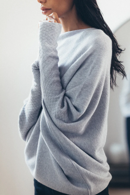 Mira | Asymmetric Draped Jumper