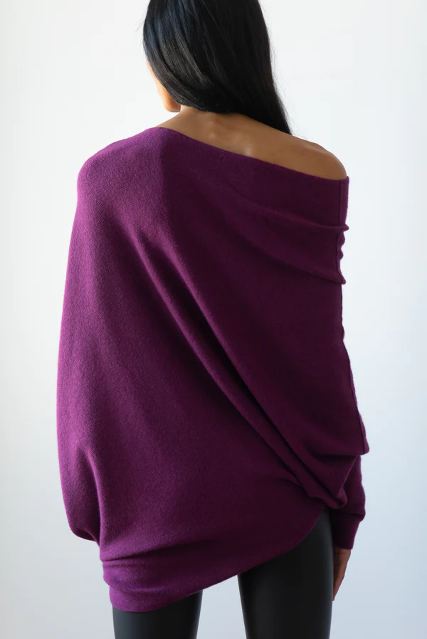 Mira | Asymmetric Draped Jumper
