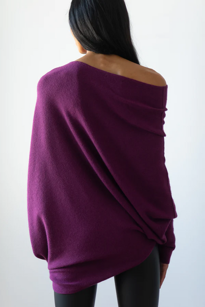 Mira | Asymmetric Draped Jumper