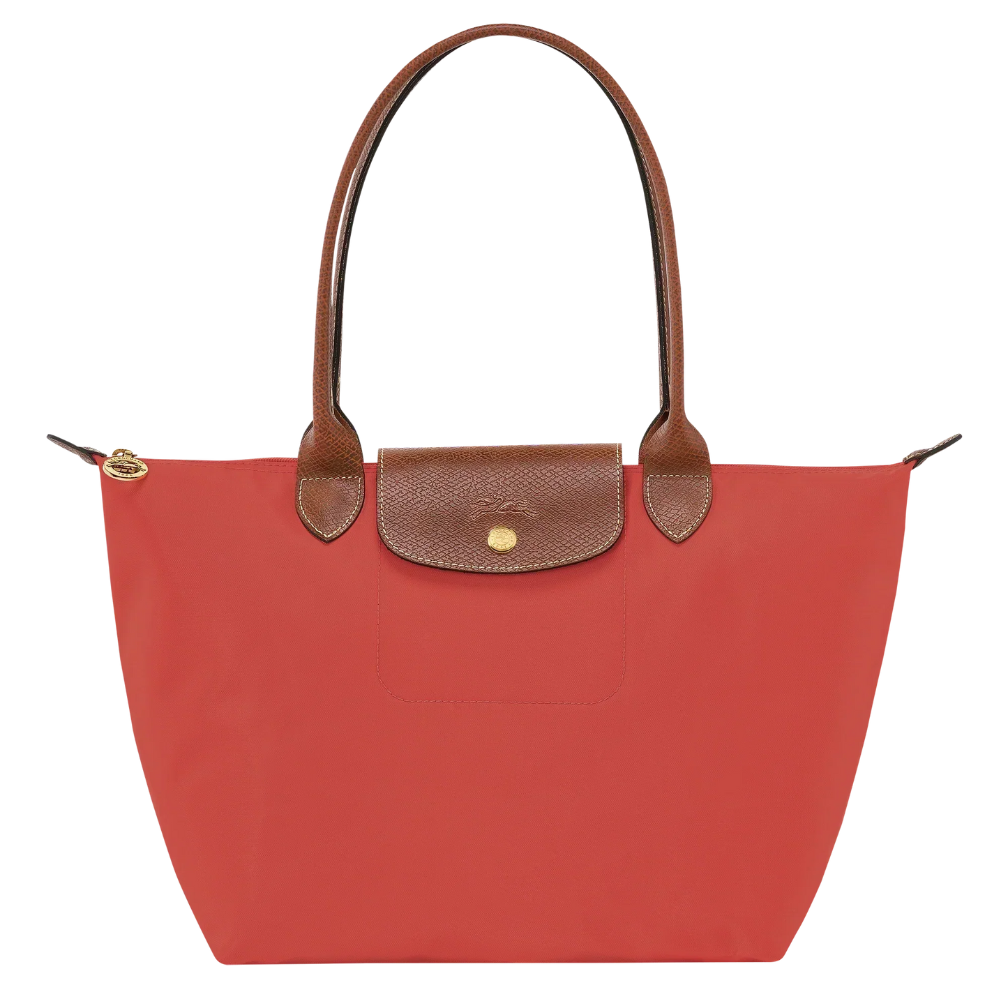Longchamp - Medium Le Pliage Tote, Tomato