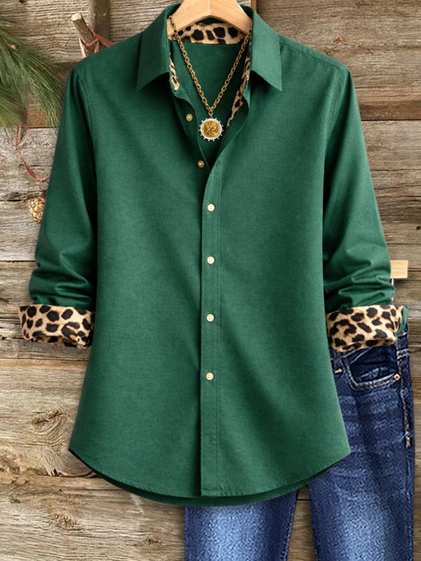 Linda™ | Emerald Leopard-Cuff Classic