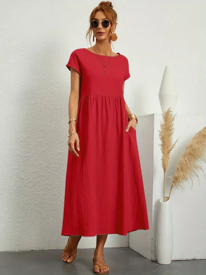 Elodie | Effortlessly Flowing All-Day Midi (Black)
