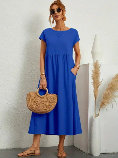 Elodie | Effortlessly Flowing All-Day Midi (Black)
