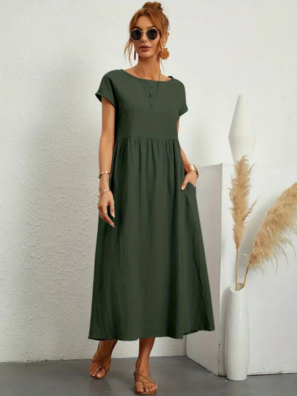 Elodie | Effortlessly Flowing All-Day Midi (Black)