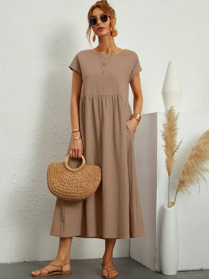 Elodie | Effortlessly Flowing All-Day Midi (Black)