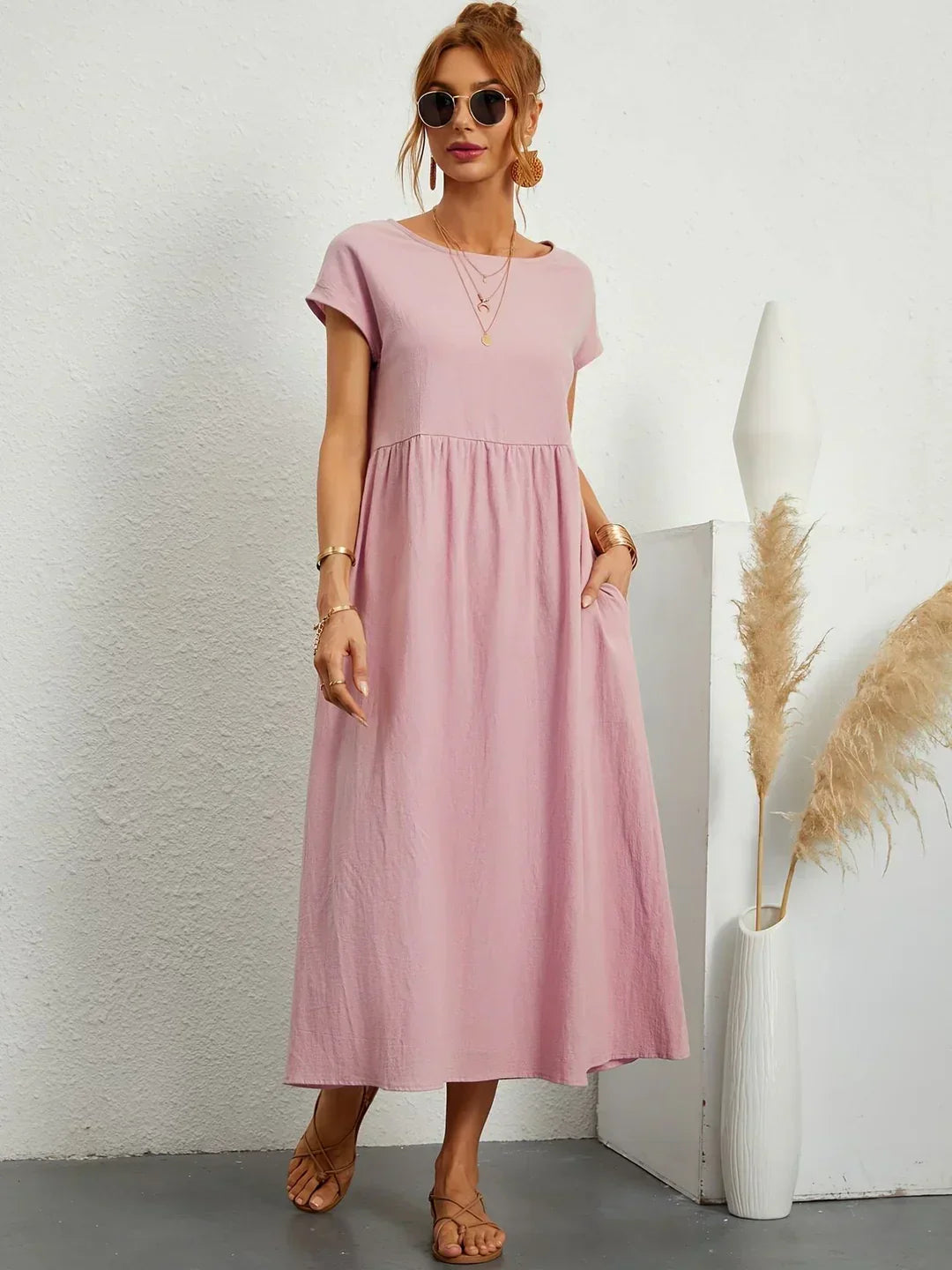 Elodie | Effortlessly Flowing All-Day Midi (Black)