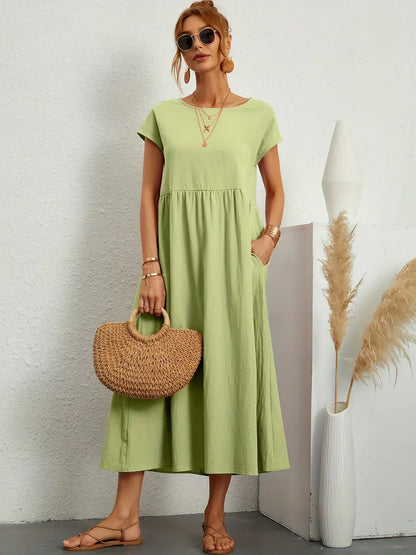 Elodie | Effortlessly Flowing All-Day Midi (Black)