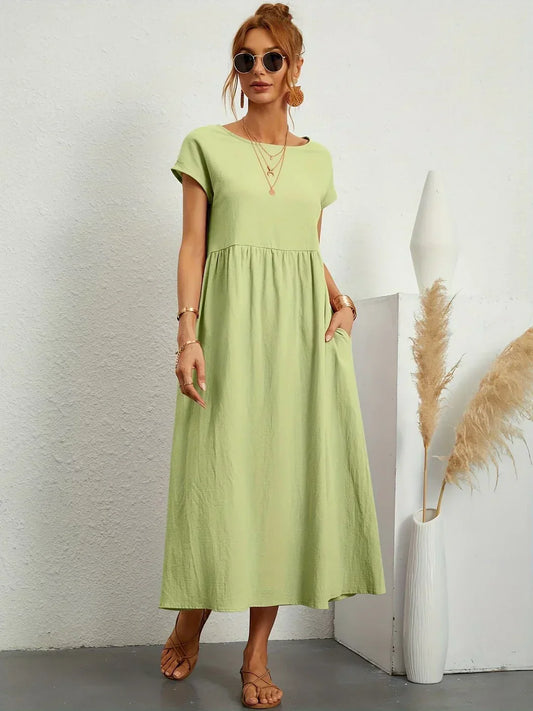 Elodie | Effortlessly Flowing All-Day Midi (Mint green)