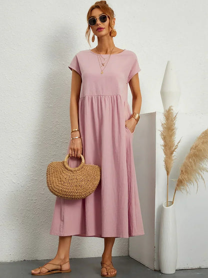 Elodie | Effortlessly Flowing All-Day Midi (Black)