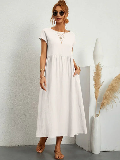 Elodie | Effortlessly Flowing All-Day Midi (Black)