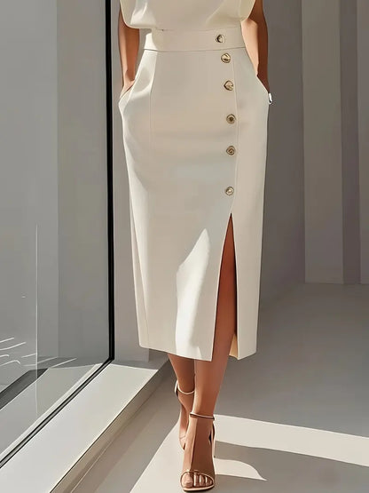 Dolly | Midi Dress with Side Slit