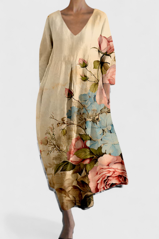 Vivian | Comfortable V-neck Dress