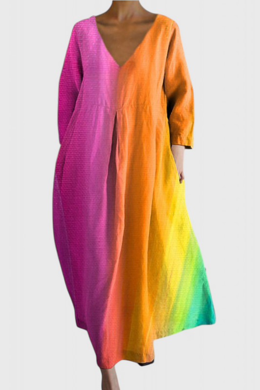 Eleanor | Comfortable V-neck Dress