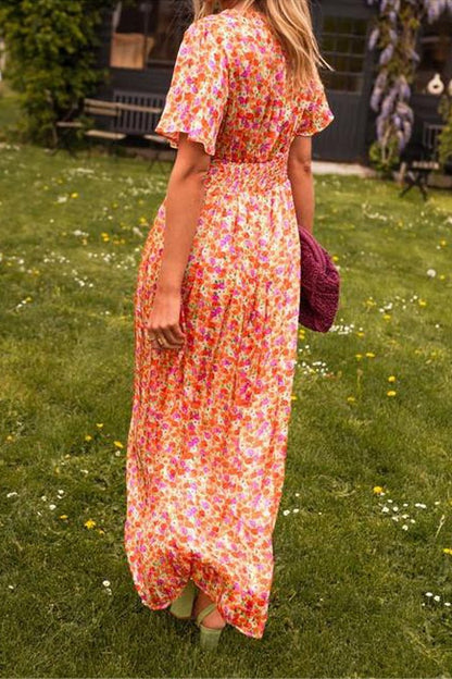 Mia | Flattering Printed Maxi Dress