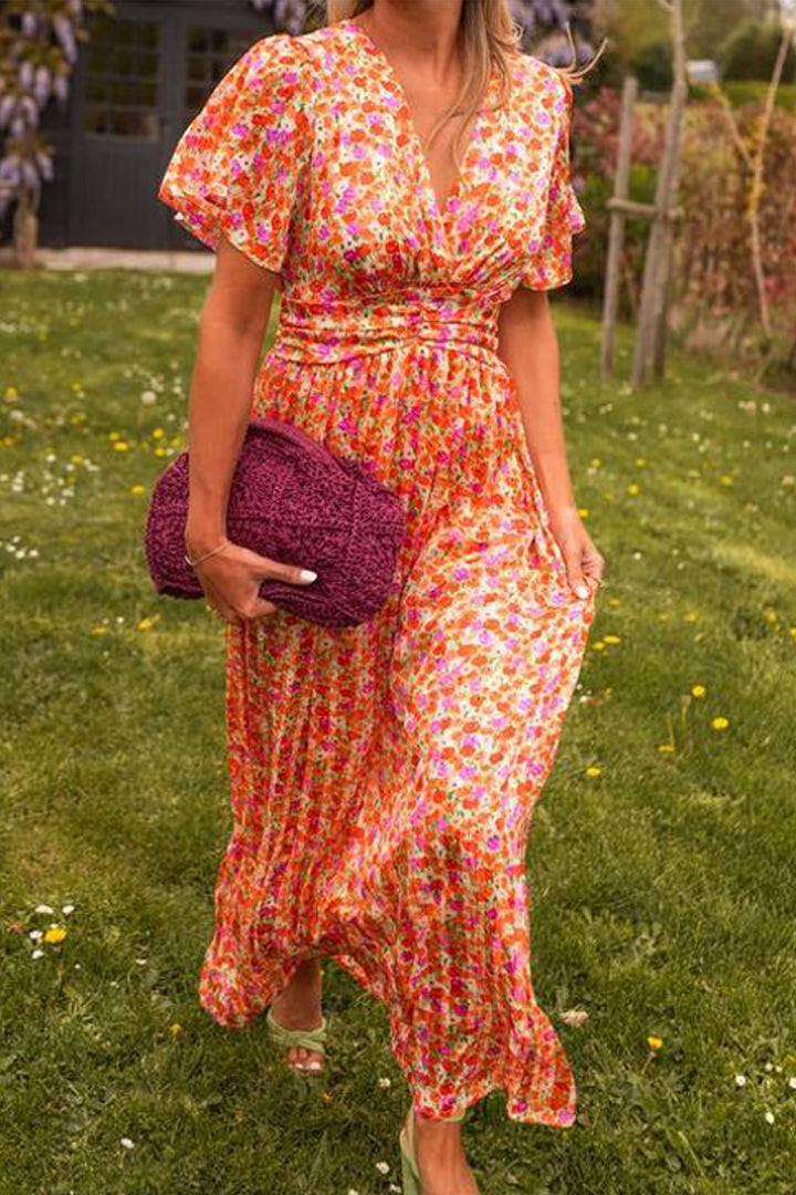 Mia | Flattering Printed Maxi Dress