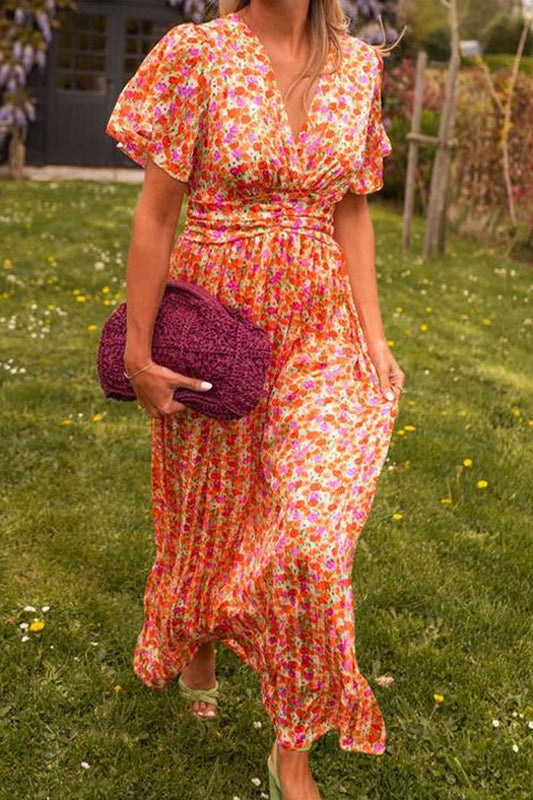 Mia | Flattering Printed Maxi Dress