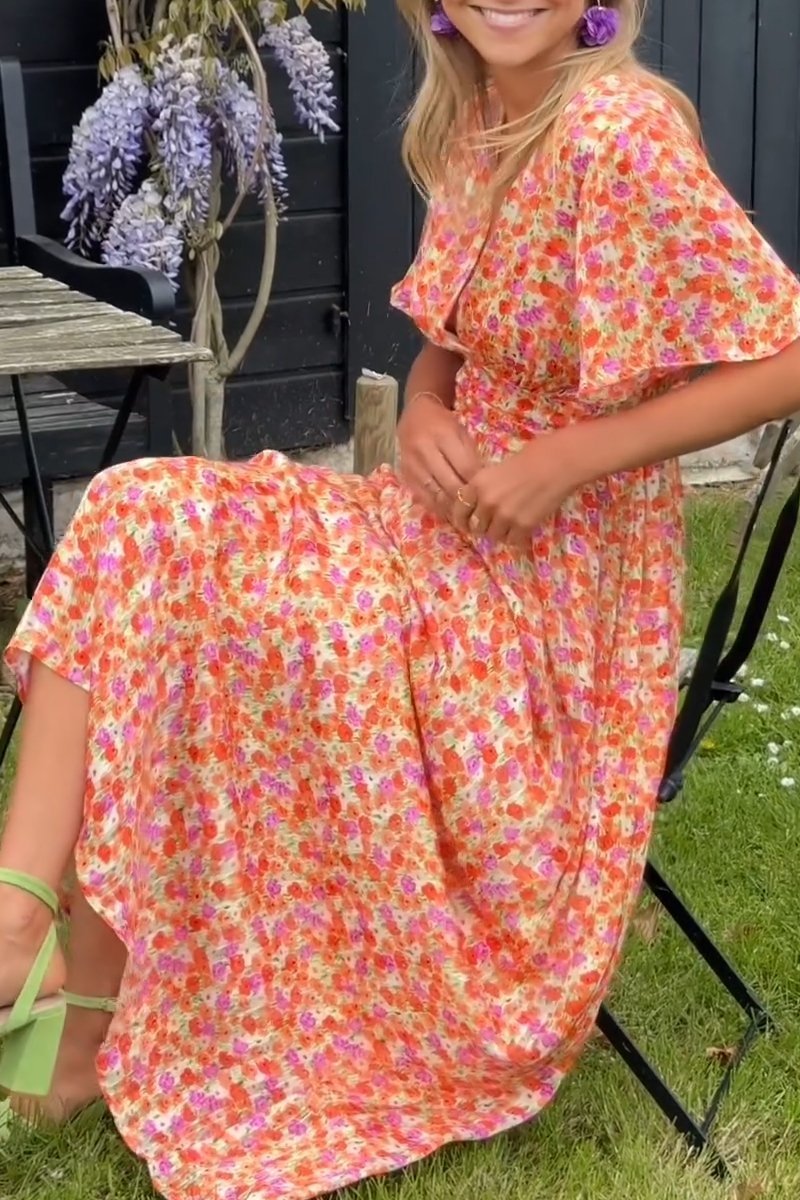 Mia | Flattering Printed Maxi Dress