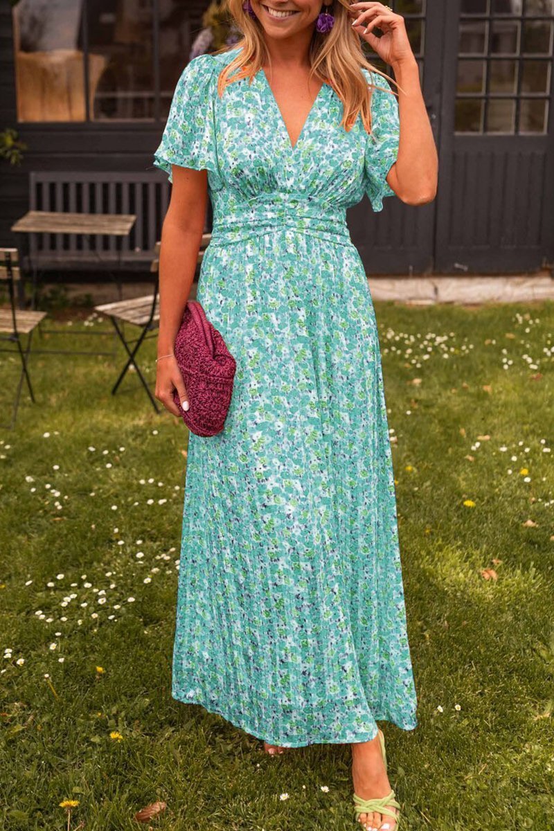 Mia | Flattering Printed Maxi Dress