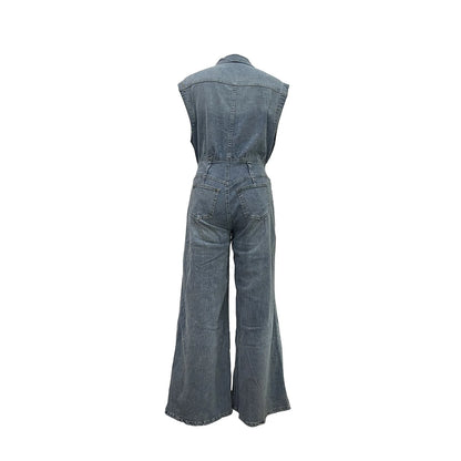 Stella | Cinched Waist Wide Leg Jumpsuit
