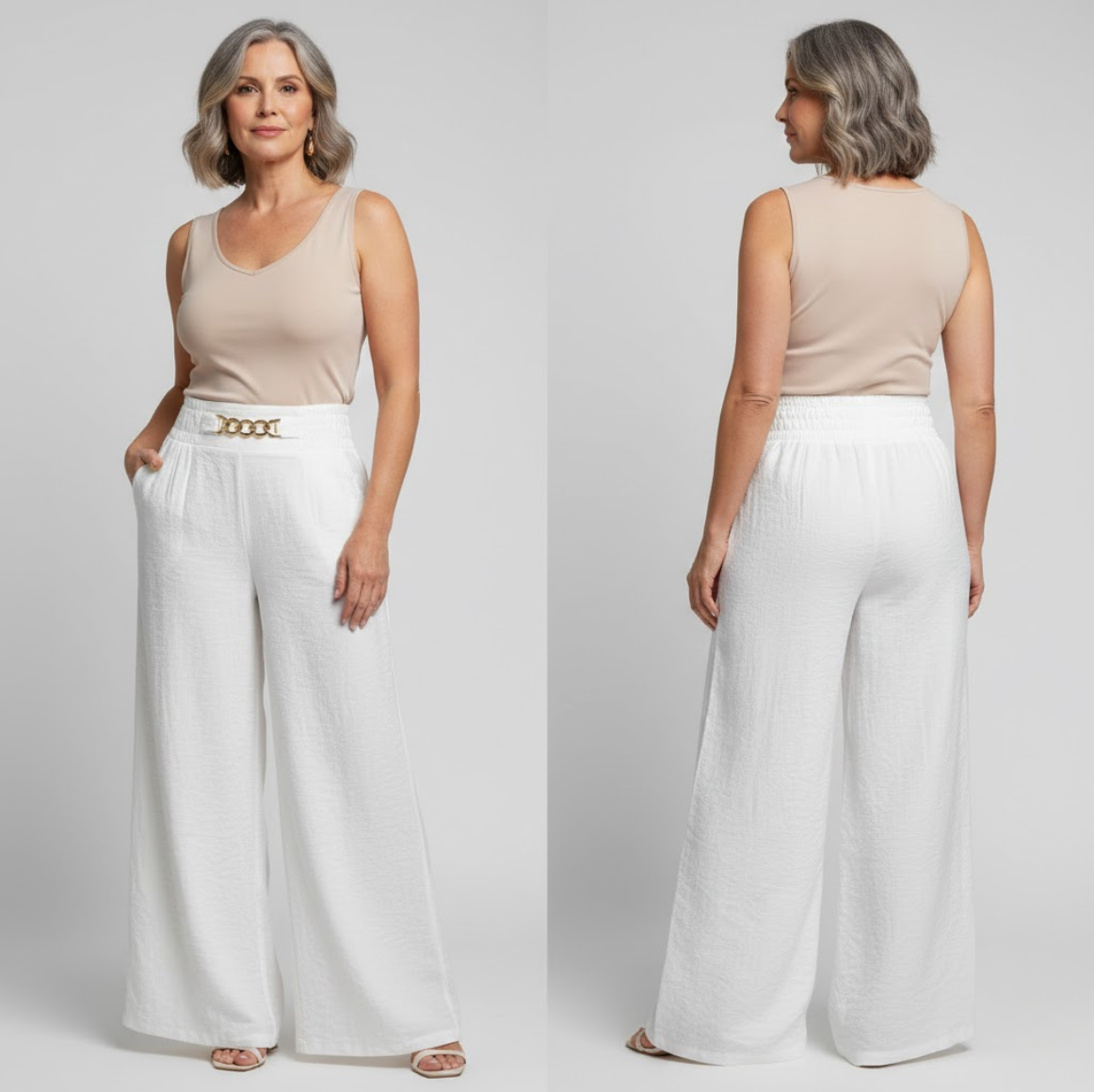 Evelyne | The Sculpting High-Waist Wide-Leg Pant