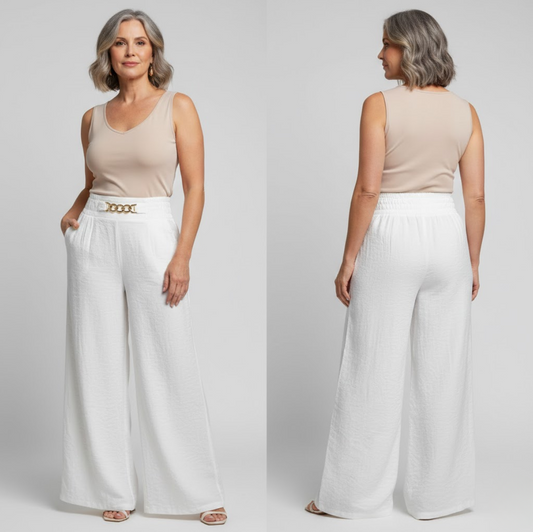 Evelyne | The Sculpting High-Waist Wide-Leg Pant