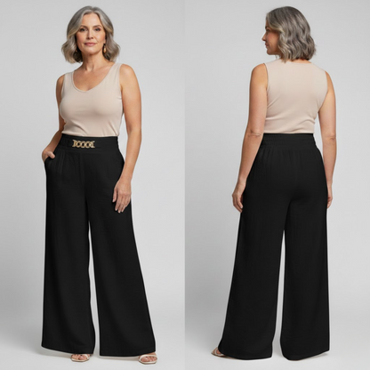 Evelyne | The Sculpting High-Waist Wide-Leg Pant