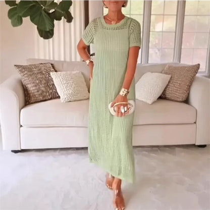 Vibrant Lilac Tiered Smocked Maxi Dress