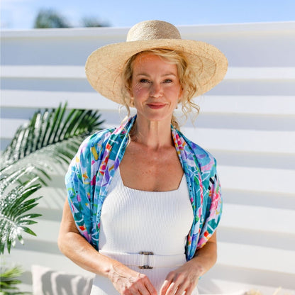 Sun Wrap UPF50+, The Mighty Jungle by Deb McNaughton