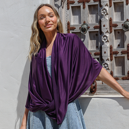 Sun Wrap UPF50+, Aubergine