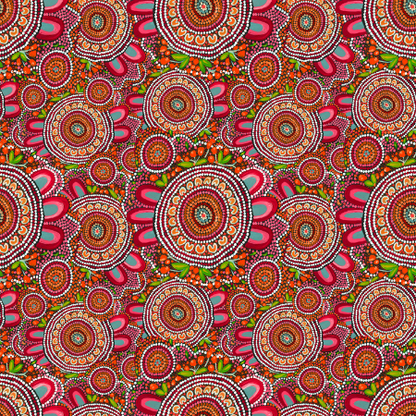 Sun Wrap UPF50+, Country Journey (Red)