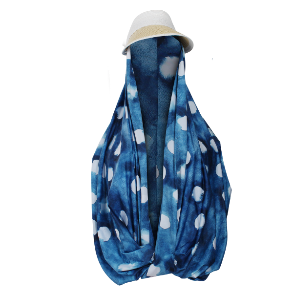 Sun Wrap UPF50+, Watercolour Polka Dot