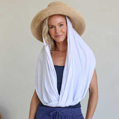 Sun Wrap UPF50+, White