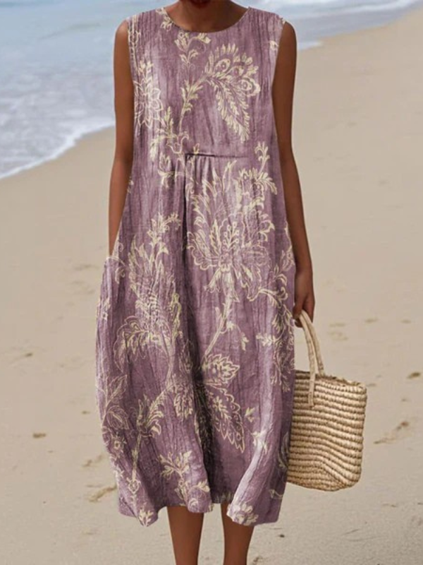 Faye | Floral Midi Dress