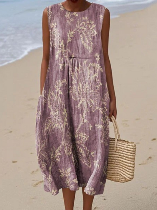 Faye | Floral Midi Dress