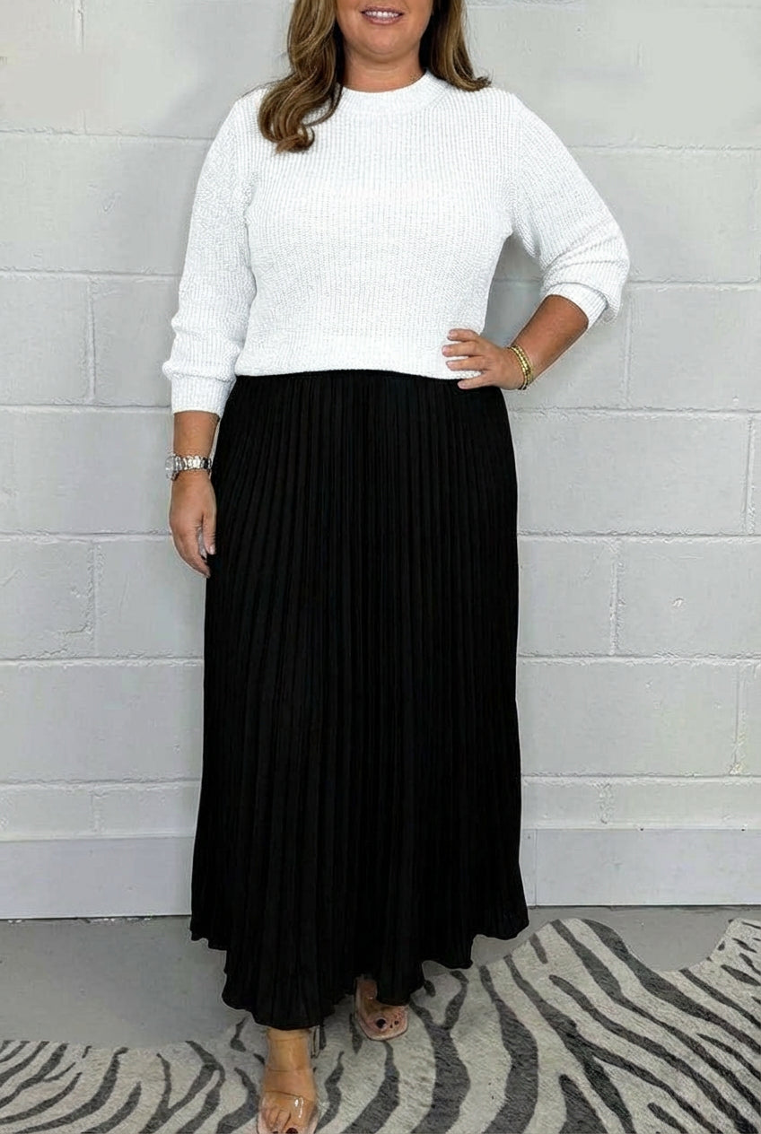 Claudia | Layered Sweater Dress