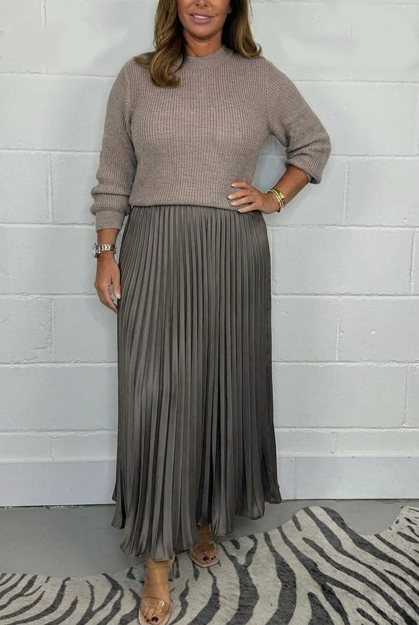Claudia | Layered Sweater Dress